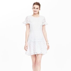 Perfect little white Banana Republic dress!!